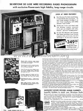 Silvertone Order= 57DM 8126; Sears, Roebuck & Co. (ID = 1321645) Radio