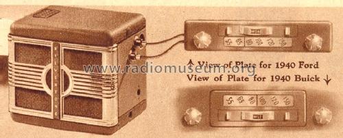 Silvertone 6302 Order= 57E 6302 Ch= 101.598; Sears, Roebuck & Co. (ID = 1304539) Car Radio