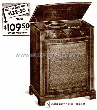 Silvertone Order= 57EM 8106; Sears, Roebuck & Co. (ID = 1726661) Radio