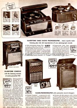 Silvertone Order= 57EM 8106; Sears, Roebuck & Co. (ID = 1726662) Radio