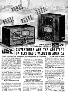 Silvertone 4626 Order= 57F 4626 or 57FM 4627 Ch= 101.473; Sears, Roebuck & Co. (ID = 1276196) Radio