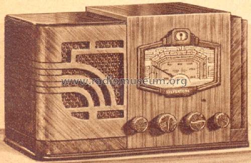 Silvertone 4664 Ch= 101.480 Order= 57F 4664; Sears, Roebuck & Co. (ID = 1275912) Radio