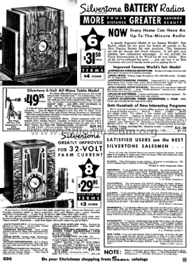 Silvertone Order= 57K 1925; Sears, Roebuck & Co. (ID = 1271561) Radio