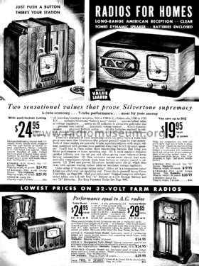 Silvertone Order= 57K 4619 Ch= 101.478; Sears, Roebuck & Co. (ID = 1284845) Radio