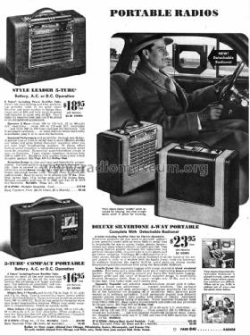 Silvertone Order= 57K 7080; Sears, Roebuck & Co. (ID = 1317444) Radio