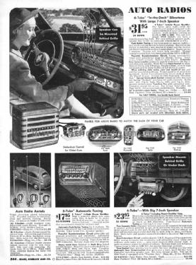Silvertone Order= 57K 7093 Ch= 101.666; Sears, Roebuck & Co. (ID = 1317831) Car Radio