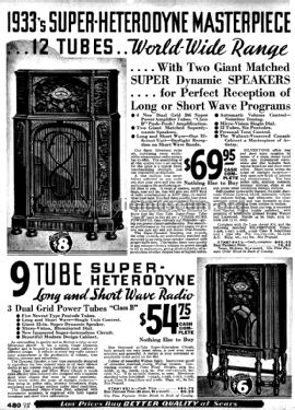 Silvertone Order= 57KM 1641; Sears, Roebuck & Co. (ID = 1264520) Radio