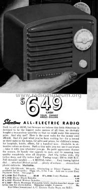 Silvertone Order= 57L 6167; Sears, Roebuck & Co. (ID = 1286248) Radio