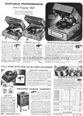 Silvertone Phonograph Catalog #160, #161, #165, #178, #181, #183, etc.; Sears, Roebuck & Co. (ID = 1317864) Power-S