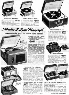 Silvertone Phonograph Catalog #160, #161, #165, #178, #181, #183, etc.; Sears, Roebuck & Co. (ID = 1334623) Power-S