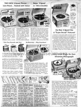 Silvertone Phonograph Catalog #160, #161, #165, #178, #181, #183, etc.; Sears, Roebuck & Co. (ID = 1343916) Aliment.