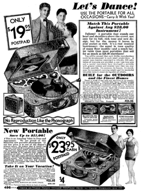 Silvertone Portable Phonograph Order= 46E 4917; Sears, Roebuck & Co. (ID = 1259377) TalkingM