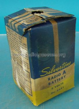 Silvertone Radio A Battery 6451; Sears, Roebuck & Co. (ID = 1453447) Power-S