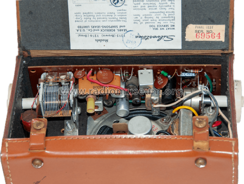 Silvertone Transistor 600 1215 Order=57H 1215; Sears, Roebuck & Co. (ID = 2676717) Radio