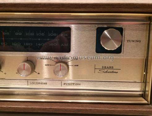 Silvertone Tuner-Amplifier 7406 Ch= 528.63200 or 528.63201; Sears, Roebuck & Co. (ID = 2003949) Radio