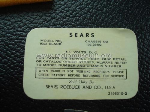 Solid State 10 8222 ; Sears, Roebuck & Co. (ID = 2333379) Radio