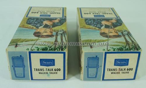 Trans-Talk Walkie Talkie 600; Sears, Roebuck & Co. (ID = 1277463) Citizen