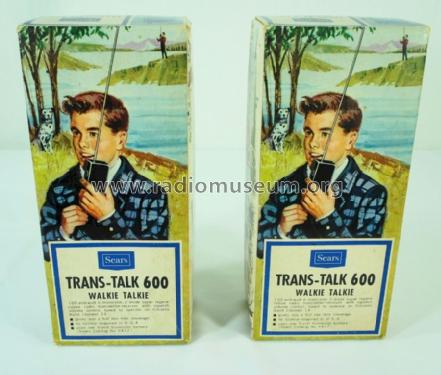 Trans-Talk Walkie Talkie 600; Sears, Roebuck & Co. (ID = 1277465) Citizen