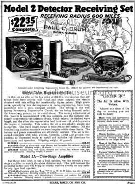 Two-Stage Amplifier Model 2A; Sears, Roebuck & Co. (ID = 1946878) Verst/Mix