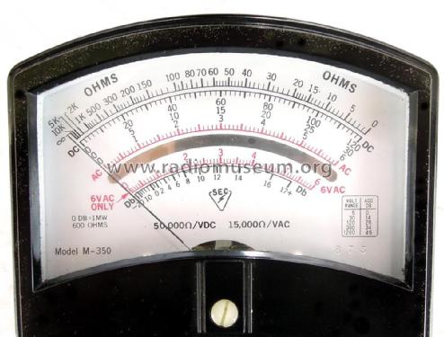 Multimeter M-350; Sansei Electronics (ID = 2265633) Equipment