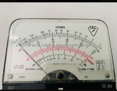 Multimeter 530; Sansei Electronics (ID = 2647877) Equipment