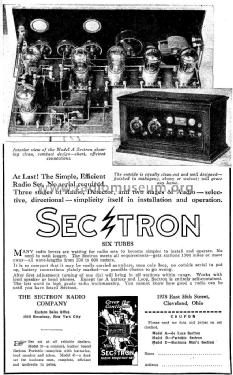 Sectron Model B; Sectron Radio (ID = 1031466) Radio