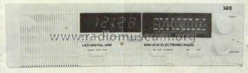 Electronic-Clock-Radio MW/UKW Electronic Radio F500 Series; SEG, Schmid (ID = 993451) Radio