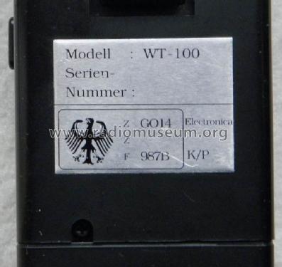 FM-Handfunkgerät WT 100A; SEG, Schmid (ID = 1115320) Citizen