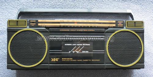 MW/UKW Stereo Radio Cassette Recorder SRR 3535; SEG, Schmid (ID = 2550809) Radio