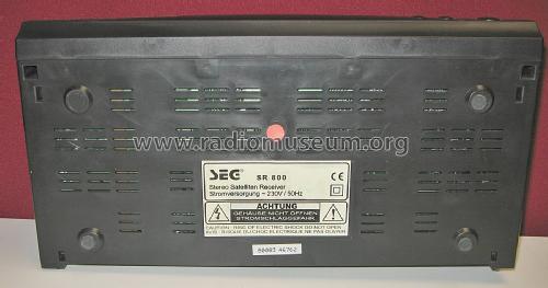 Stereo Satellite-Receiver SR-800; SEG, Schmid (ID = 2108582) DIG/SAT