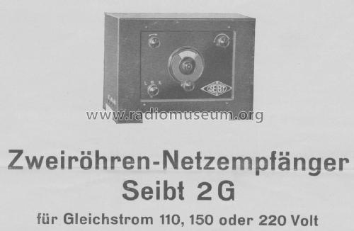2G; Seibt, Dr. Georg (ID = 1821034) Radio