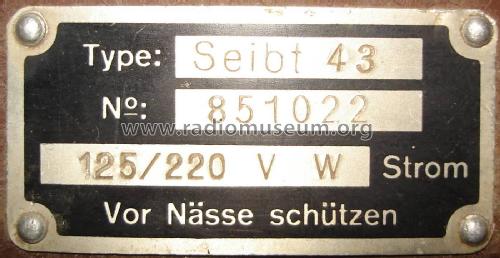 43; Seibt, Dr. Georg (ID = 1968902) Radio