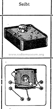 Detektor-Empfänger ; Seibt, Dr. Georg (ID = 1373981) Galena