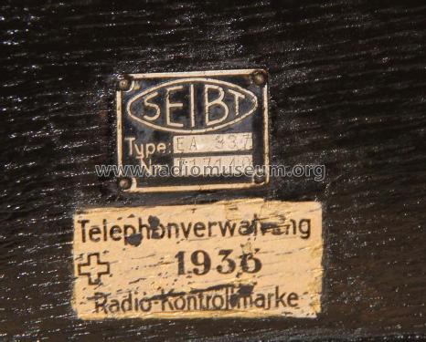 EA337; Seibt, Dr. Georg (ID = 1345100) Radio