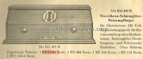 EG497a, EG497b; Seibt, Dr. Georg (ID = 2145036) Radio