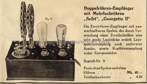 Georgette II EA346; Seibt, Dr. Georg (ID = 1363862) Radio