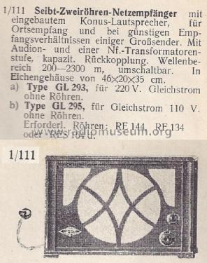 GL295; Seibt, Dr. Georg (ID = 1477085) Radio