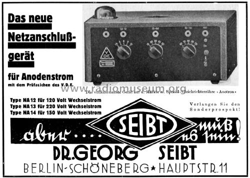 Netzanode NA12; Seibt, Dr. Georg (ID = 1920499) Power-S