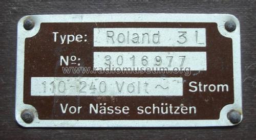 Roland 3L 3WL; Seibt, Dr. Georg (ID = 2680626) Radio