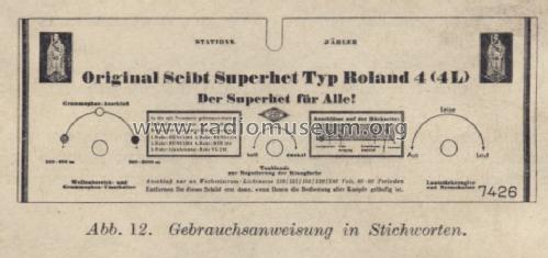 Roland 4L; Seibt, Dr. Georg (ID = 1343149) Radio