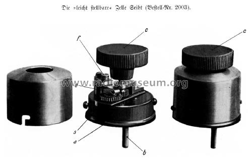 Silizium-Stelldetektor ; Seibt, Dr. Georg (ID = 2458736) Radio part
