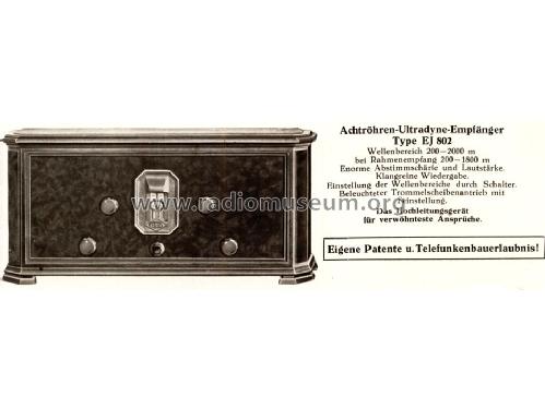 Ultradyne EI802 ; Seibt, Dr. Georg (ID = 1627333) Radio