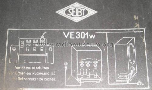 Volksempfänger VE301W; Seibt, Dr. Georg (ID = 1358853) Radio