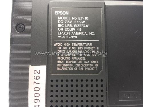 Elf Color TV 'Televian' ET-10; Seiko Epson, Daiwa (ID = 2224328) Television