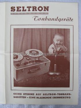 Tonbandgerät - Spezial HM52/19; Seltron; Salzburg (ID = 662606) Reg-Riprod