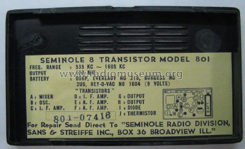 Seminole 801 ; Seminole Sans & (ID = 826948) Radio