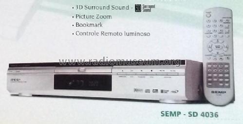 Digital Video Disc Player SD 4036; SEMP -TCL, Toshiba, (ID = 2695052) R-Player