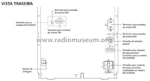 Toshiba Mini Hi-Fi system MS 6546CD; SEMP -TCL, Toshiba, (ID = 1989002) Radio