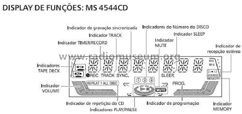 Toshiba Mini Hi-Fi system MS-4544CD; SEMP -TCL, Toshiba, (ID = 1887087) Radio