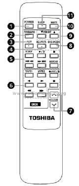 Toshiba Mini System MS-6234; SEMP -TCL, Toshiba, (ID = 1881816) Radio